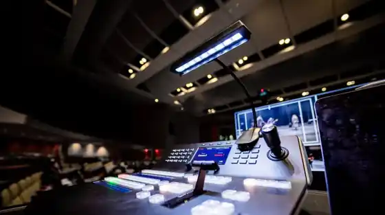What counts as a live streaming studio, not just a webcam in a room