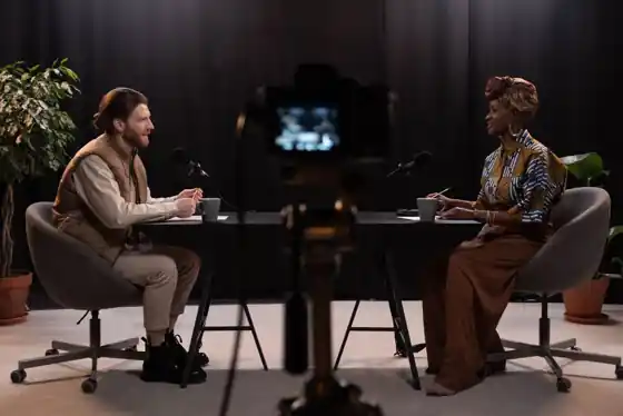 A talking head video is one person, one camera, and nowhere to hide
