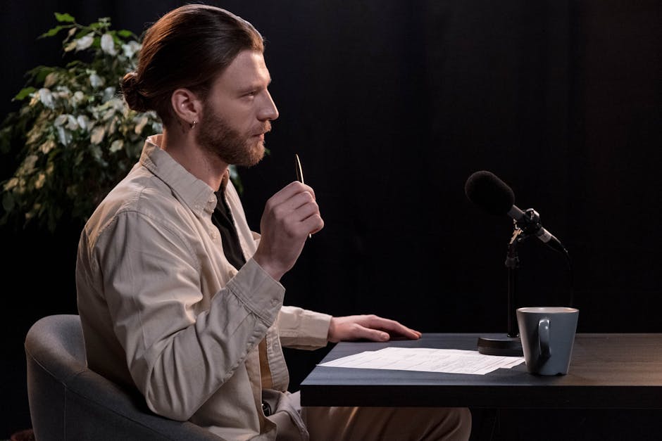 Match the studio to the format — talking head vs interview vs podcast