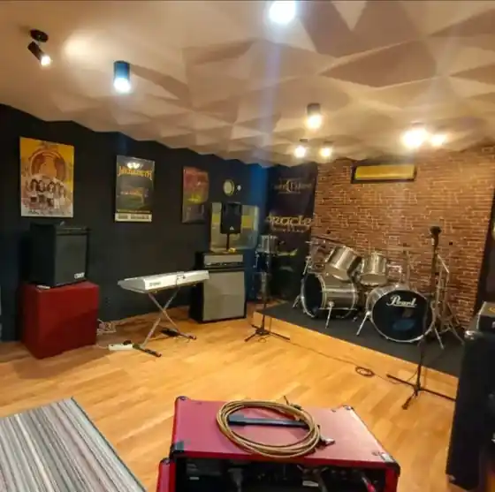 Basement Music Studio — studio interior