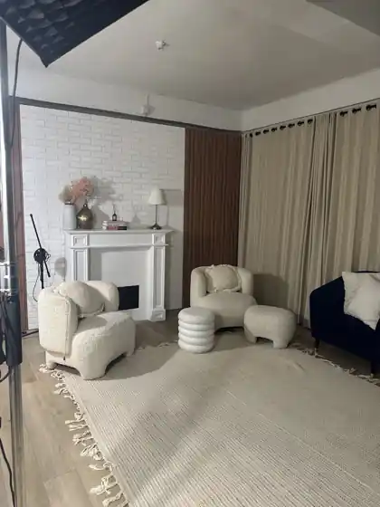 Hot Tea Podcast Studio — studio interior