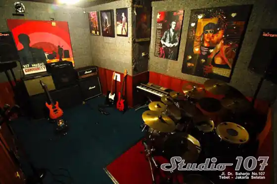 Music Studio 107 — studio interior