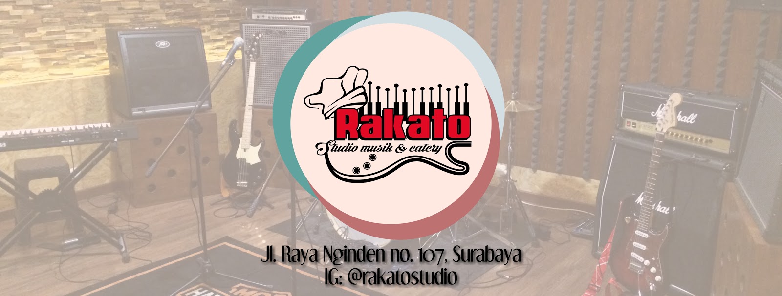 Rakato Studio Musik & Eatery — studio interior